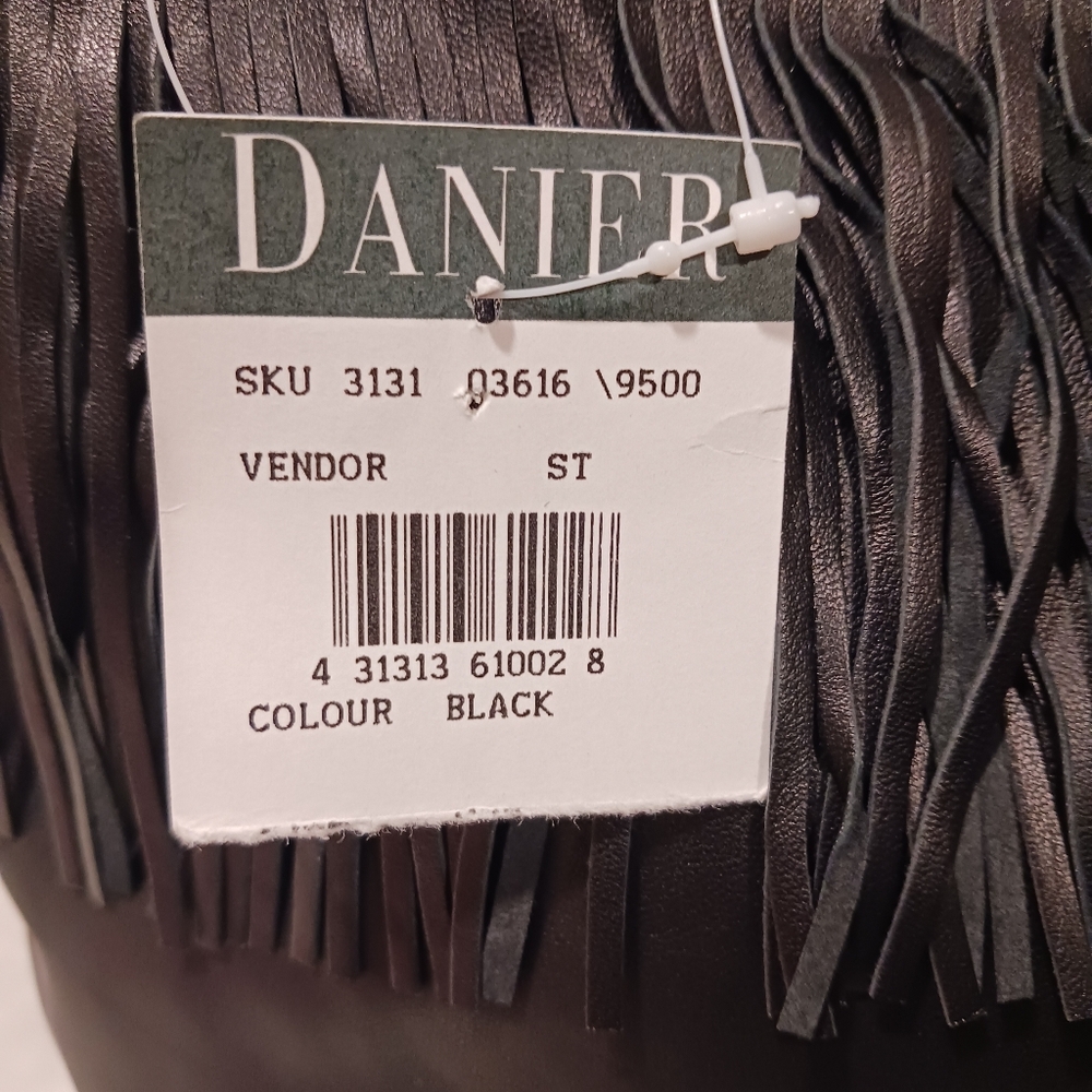 DANIER Fringe Leather Satchel Bag - Picture 10 of 12
